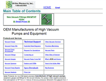Tablet Screenshot of hyvac.com